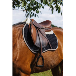 Tapis de selle Equithème Dinard Noir Tapis de selle Equithème Dinard Noir