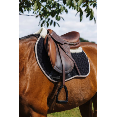 Zadeldoek Equithème Dinard Zwart