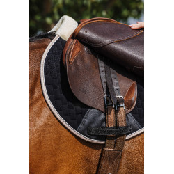 Zadeldoek Equithème Dinard Zwart