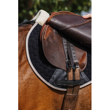 Zadeldoek Equithème Dinard Zwart