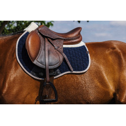 Zadeldoek Equithème Dinard Marine Marineblauw Zadeldoek Equithème Dinard Marine Marineblauw