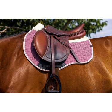 Tapis de selle Equithème Dinard Vieux rose