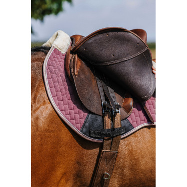 Tapis de selle Equithème Dinard Vieux rose