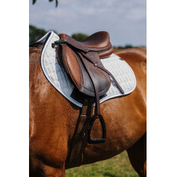 Zadelpad Equithème Eclat Wit