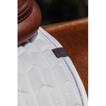 Zadelpad Equithème Eclat Wit
