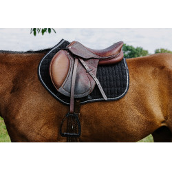 Tapis de selle Equithème Eclat Noir