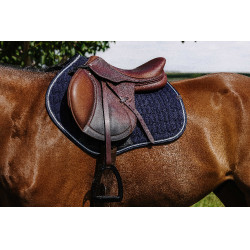 Zadelpad Equithème Eclat Marine Marineblauw Zadelpad Equithème Eclat Marine Marineblauw