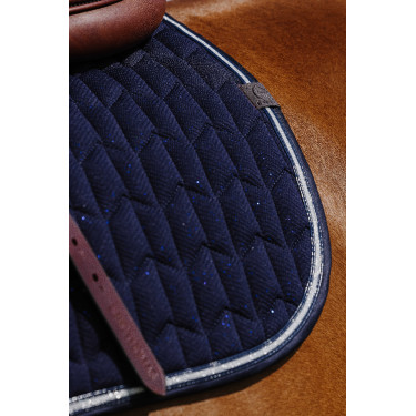 Tapis de selle Equithème Eclat Marine Bleu marine