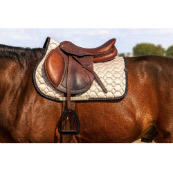 Tapis de selle Equithème Pretty Beige Tapis de selle Equithème Pretty Beige