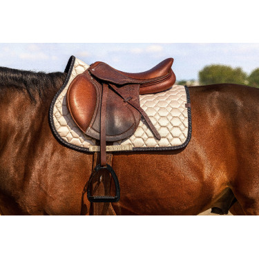 Tapis de selle Equithème Pretty Beige Tapis de selle Equithème Pretty Beige
