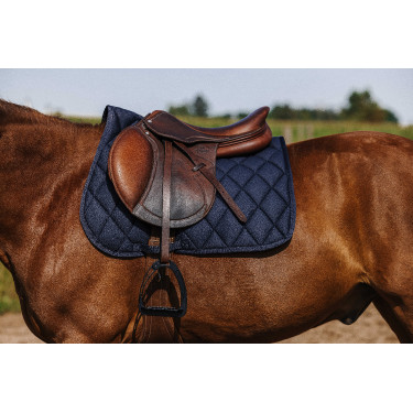 Zadeldoek Riding World School Marine Marineblauw