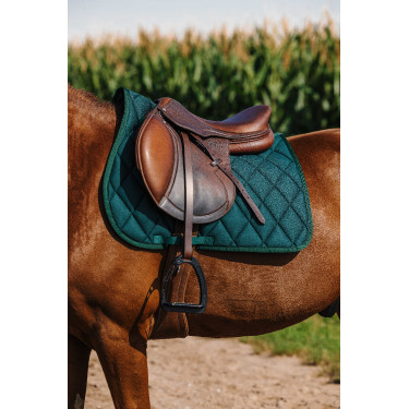 Tapis de selle Riding World School Vert foncé