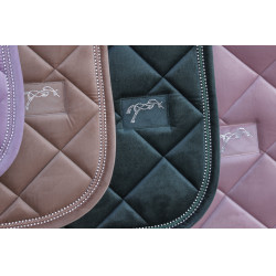 Tapis de selle Pénélope New Strass Vert foncé