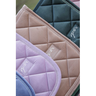 Tapis de selle Pénélope New Strass Vert foncé Tapis de selle Pénélope New Strass Vert foncé