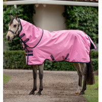 Couverture Horseware Amigo Ripstop 900D Plus Poney Turnout 200g Rose / rose / marine