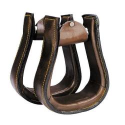 Étriers Randol's pour selle Stock Havane Marron Étriers Randol's pour selle Stock Havane Marron