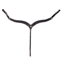 Collier de chasse western Randol's surpiqué Noir Collier de chasse western Randol's surpiqué Noir