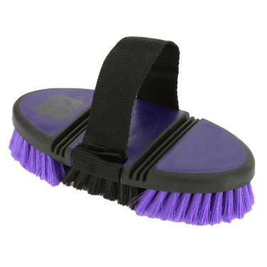 Brosse nylon Hippotonic Softgrip flexible Violet / noir