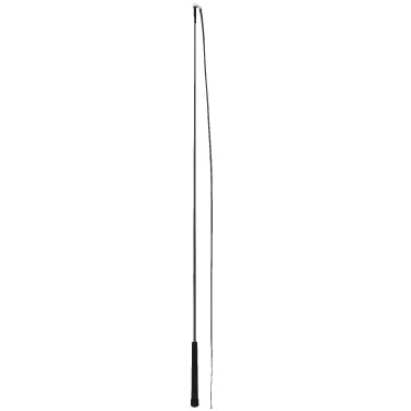 Chambrière WHIP & GO polyamide massif Noir