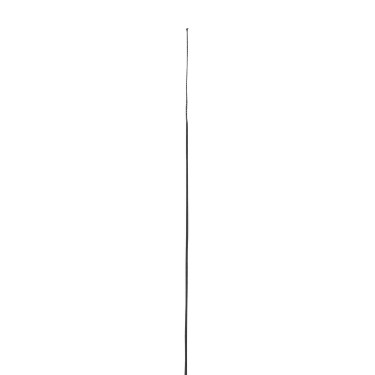 Massieve polyamide longeerzweep WHIP & GO Zwart