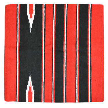 Tapis Westride Navajo coton/acrylique Rouge / noir / blanc Tapis Westride Navajo coton/acrylique Rouge / noir / blanc
