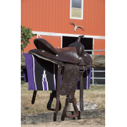 Westride Navajo Teppich Baumwolle/Acryl Violet / zwart / wit
