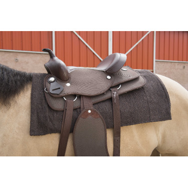 Tapis Westride Navajo coton/acrylique uni Marron