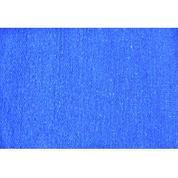 Tapis Westride Navajo coton/acrylique uni Bleu roi