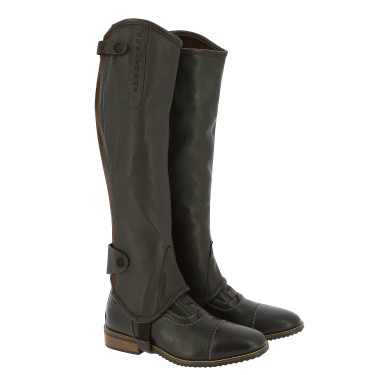 Mini-chaps Equithème Soft Havane Marron