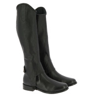 Mini-chaps Norton Stretch gegranuleerd Zwart