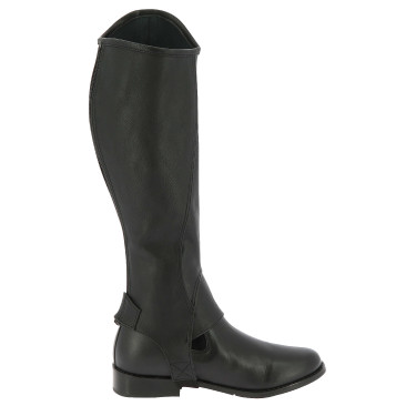 Mini-chaps Norton Stretch grainé Noir