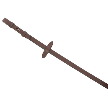 Rênes cuir lisse Eric Thomas Pro Havane Marron Rênes cuir lisse Eric Thomas Pro Havane Marron