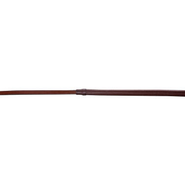 Rênes caoutchouc Eric Thomas Pro petits picots Havane Marron