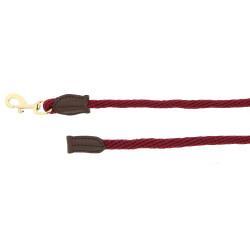 Longe d'attache Norton Cuir Bordeaux