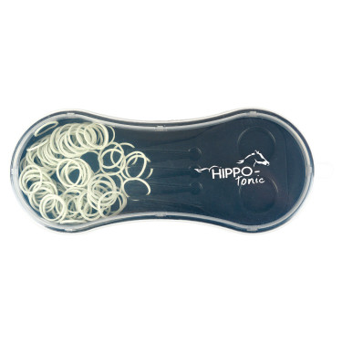 Vlechtborstel Hippo-Tonic Zwart