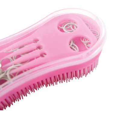 Brosse à natter Hippo-Tonic Rose