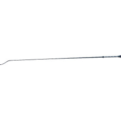 Cravache de dressage Whip & Go Diamond poignée nylon Noir