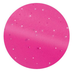 Ronde metalen roskam fluo met glitter Roze Ronde metalen roskam fluo met glitter Roze