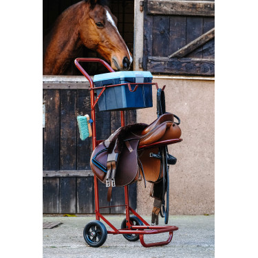 Chariot porte selle démontable Hippotonic Bordeaux
