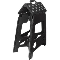 Tabouret-marchepied pliant Hippo-Tonic Noir / gris Tabouret-marchepied pliant Hippo-Tonic Noir / gris