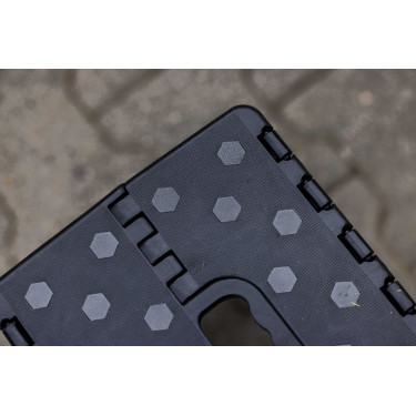 Tabouret-marchepied pliant Hippo-Tonic Noir / gris