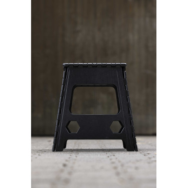 Opvouwbare kruk-trap Hippo-Tonic Zwart / grijs Opvouwbare kruk-trap Hippo-Tonic Zwart / grijs