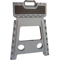 Opvouwbare kruk-trapje Hippo-Tonic Grip Grijs