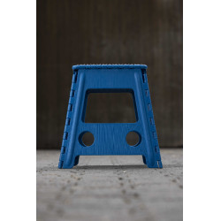 Tabouret-marchepied pliant Hippo-Tonic Grip Turquoise Bleu Tabouret-marchepied pliant Hippo-Tonic Grip Turquoise Bleu