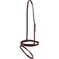 Muserolle combinée bombée Eric Thomas Pro Havane Marron