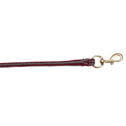 Polypropyleen halstertouw Soft Bordeaux / grijs