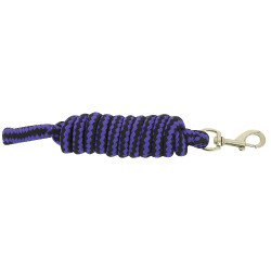 Polypropyleen halstertouw Soft Violet / zwart