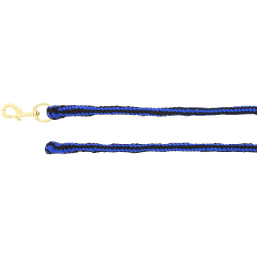 Polypropyleen halstertouw Soft Blauw / zwart