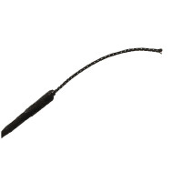 Dressuurzweep Whip & Go metalen dop Bordeaux / zilver