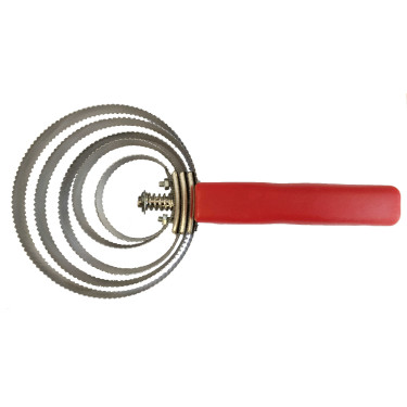 Étrille métallique ronde